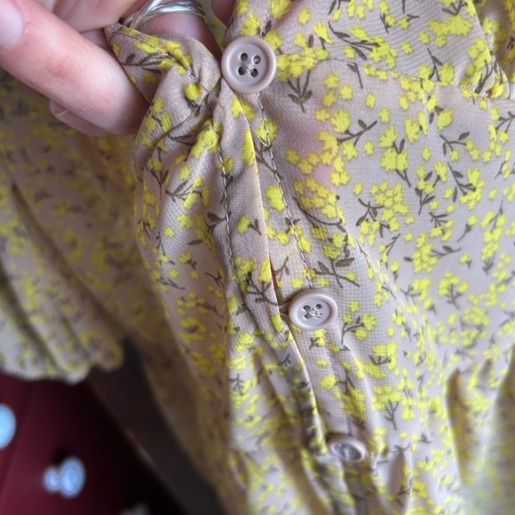 Sheer Cottage Floral Maxi Dress - Picture 2 of 8